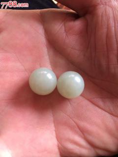 老和田玉烟嘴改珠子2颗-se32942295-和田玉-零售-7788收藏